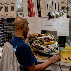 Avionics work area