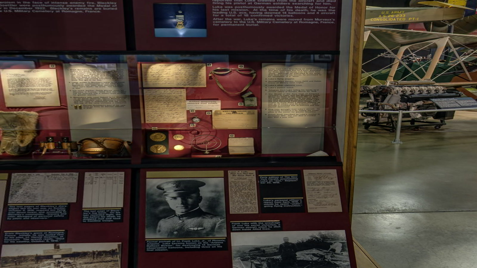 Lt. Frank Luke Jr. in the gallery
