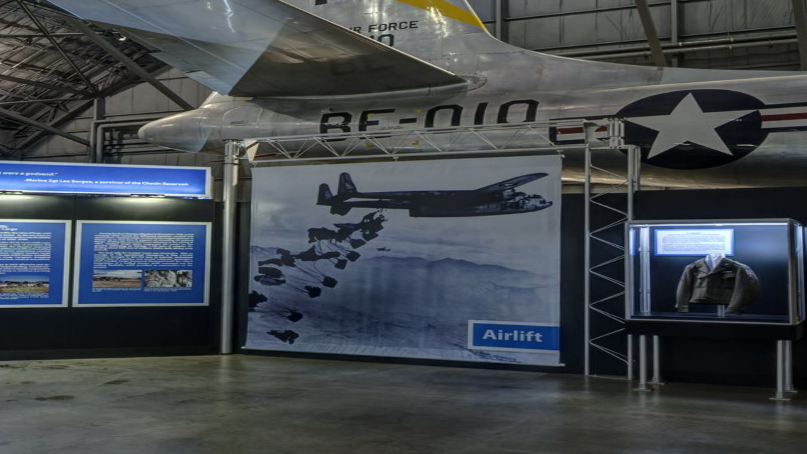 Airlift in the gallery