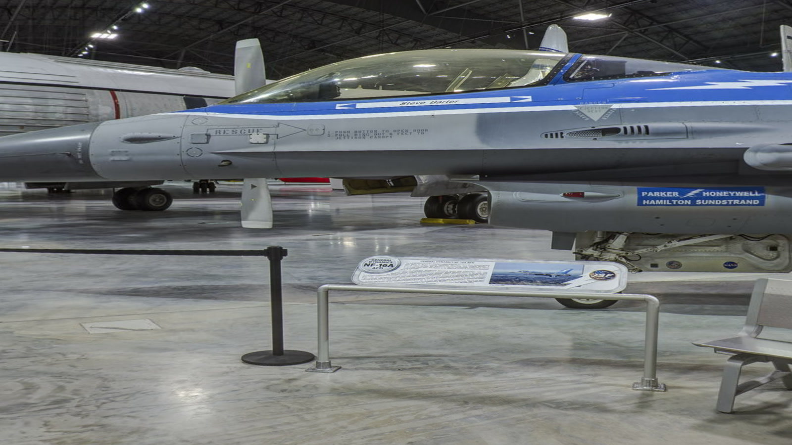 AFTI F-16 in the gallery