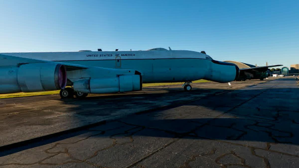 Boeing EC-135E Advanced Range Instrumentation Aircraft in the Air Park