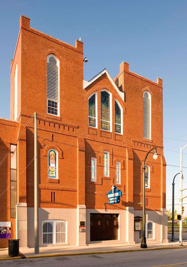 Historic Ebenezer Baptist Church on Auburn Avenue
