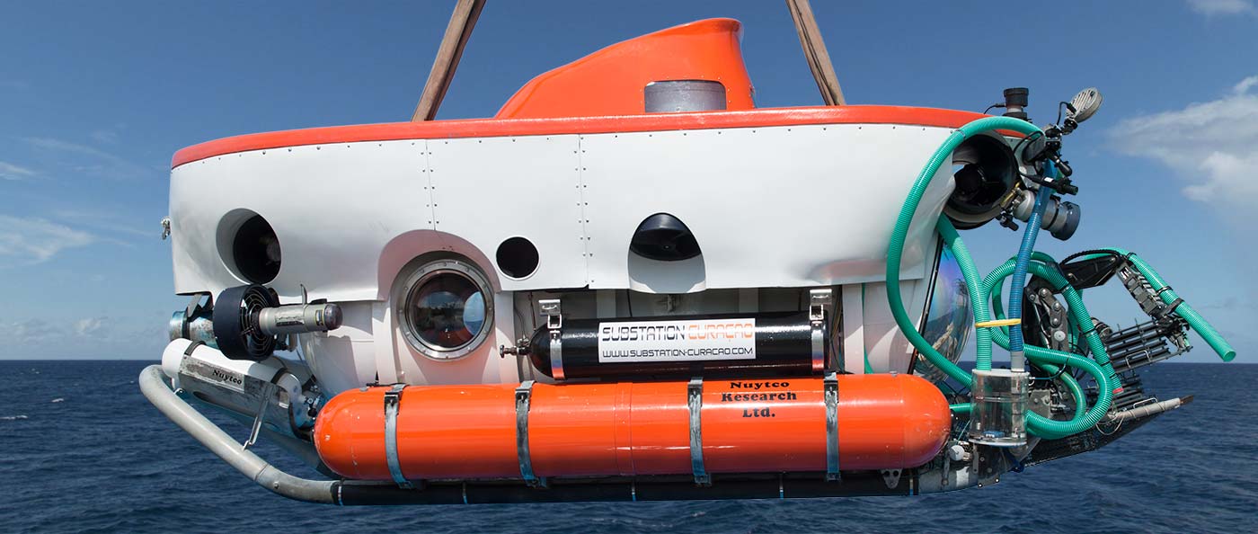 Curasub research submersible viewed from the side