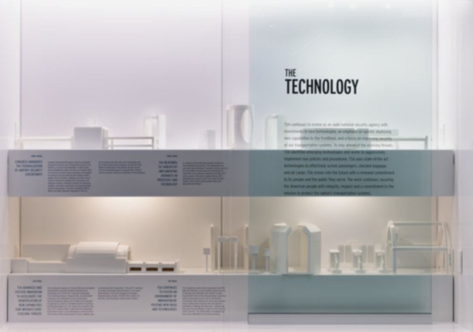 Historical technology exhibit case