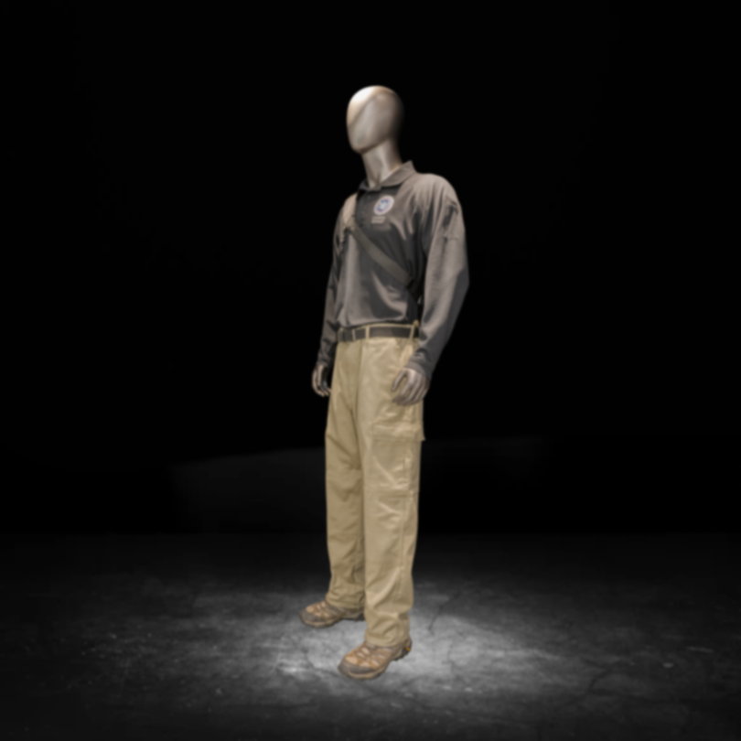 Transportation Security Specialist in explosives uniform